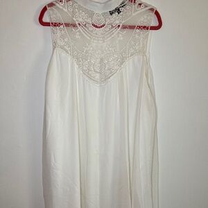 White Lace/Sheer Dress